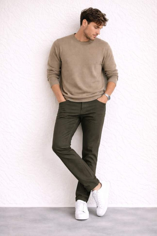 Classic Twill Trousers — Refined Casual