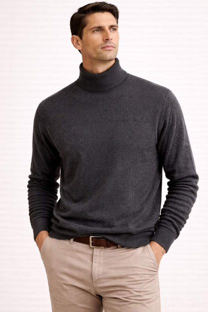 Men’s Merino Wool Turtleneck Jumper