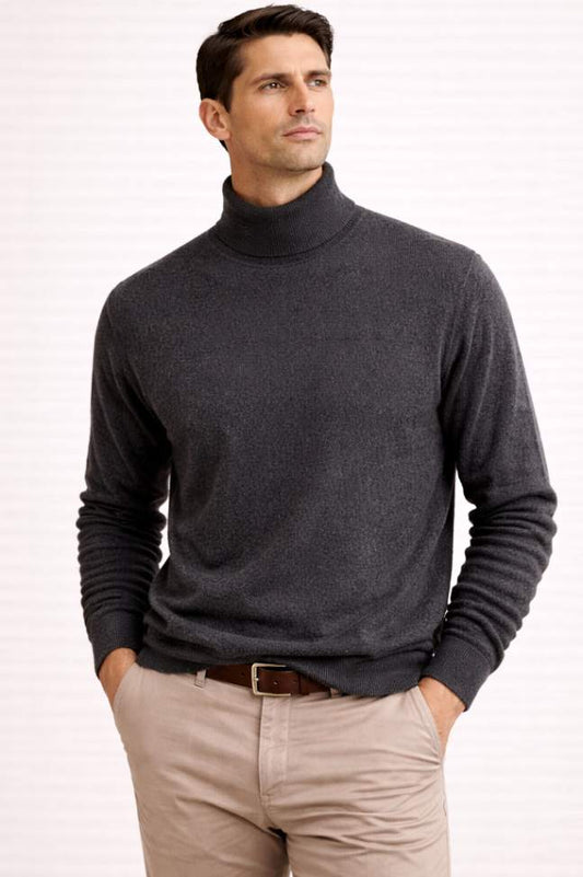 Men’s Merino Wool Turtleneck Jumper