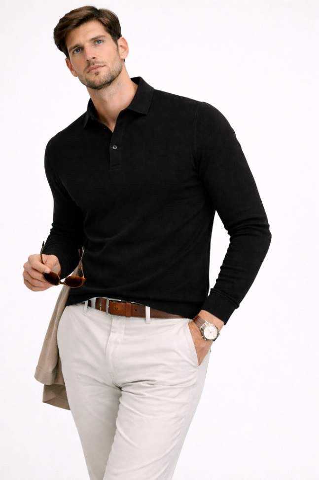 Long Sleeve Polo