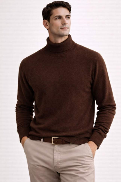 Men’s Merino Wool Turtleneck Jumper