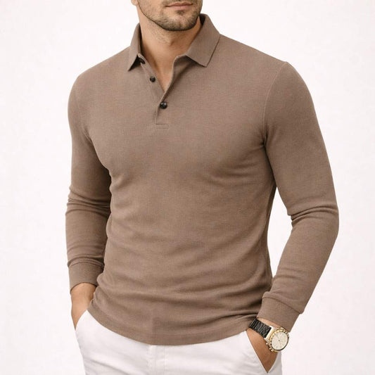 Men’s Long Sleeve Polo Shirt