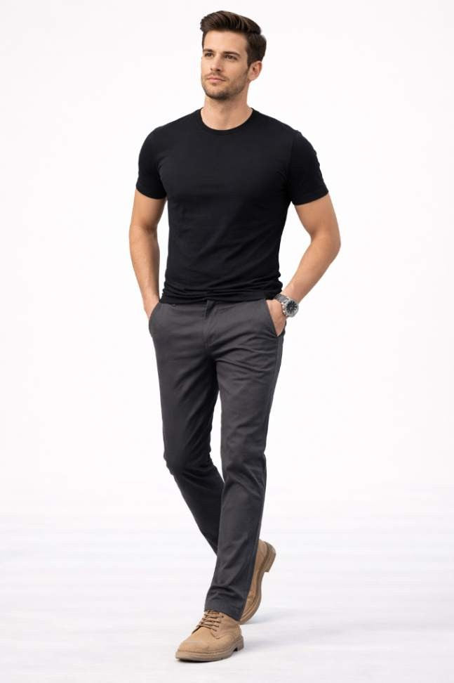 Premium Stretch Chinos – Smart Casual Fit | Timeless British Style