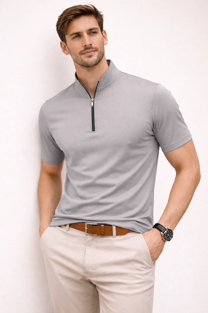 Signature Zip Polo