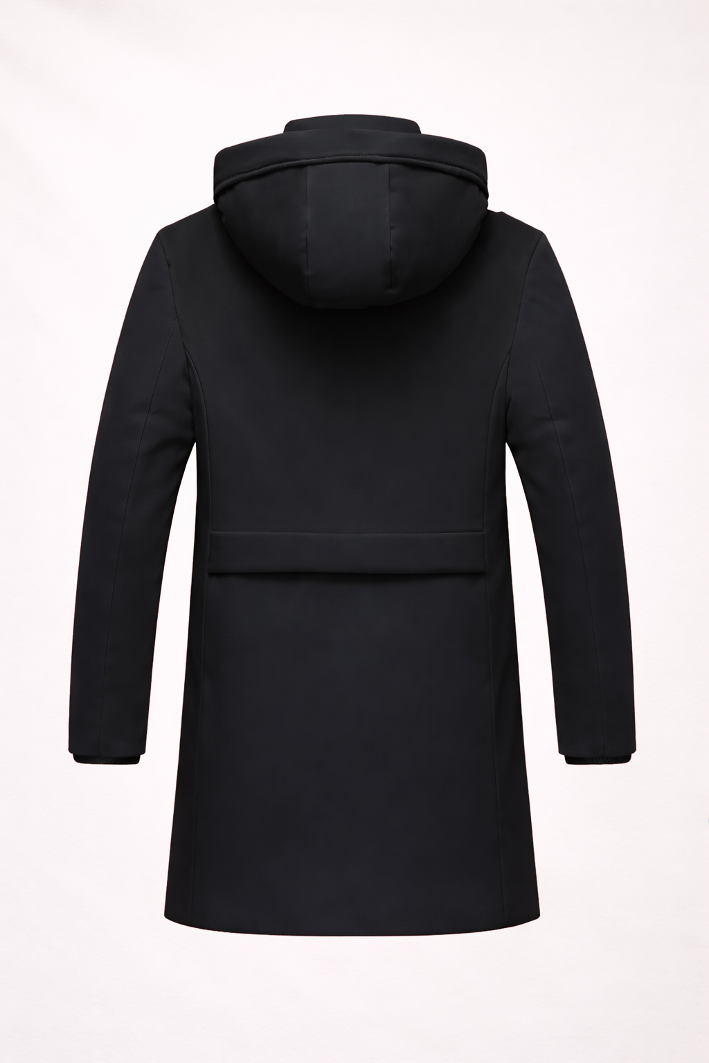 Men’s Refined Quilted Parka — Windproof Hooded Winter Coat