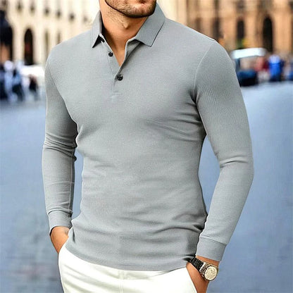 Men’s Long Sleeve Polo Shirt