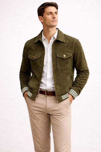 The Men’s Retro Suede Jacket