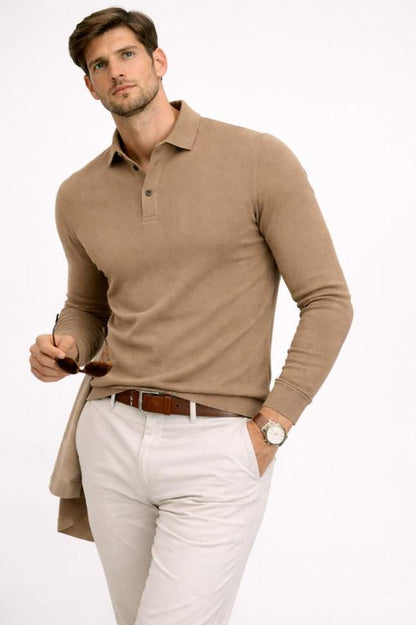 Long Sleeve Polo