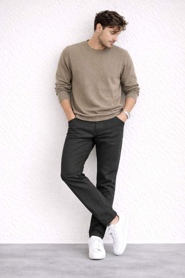 Classic Twill Trousers — Refined Casual